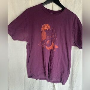 Purple GraphicT-Shirt with Orange Art — vintage Toronto One of a Kind Show
